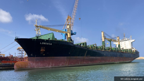 Colombo Dockyard Completes Emergency Repairs on Singapore Vessel after Terrorist Attack in Gulf of Aden